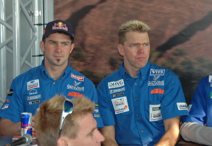 05.01.2007 Cyril Despres in Frans Verhoeven <br><i>foto Branko B.</i>