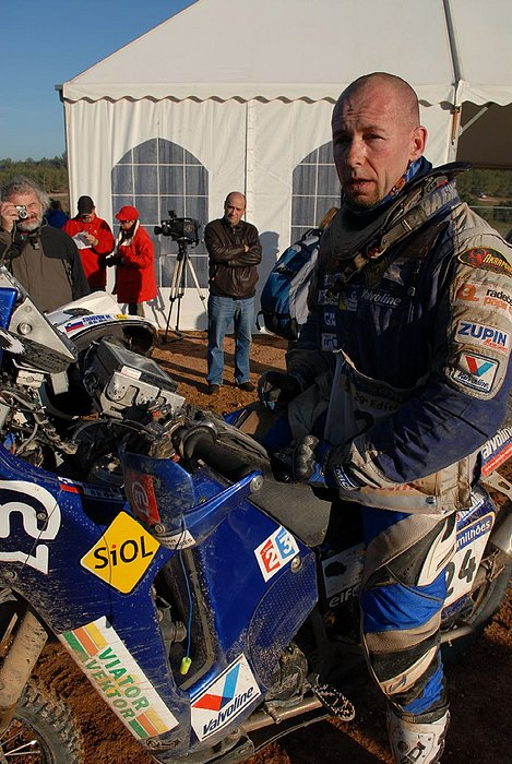 07.01.2007 Miran na cilju drugega brzinca <br>Portimao <br><i>foto Darij N.</i>
