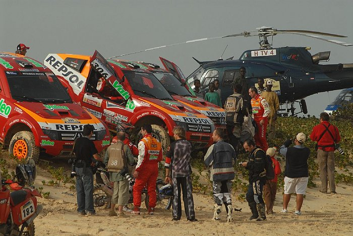 22.01.2007 Mitsubishi-ji in Luc Alphand <br><i>foto Darij N.</i>