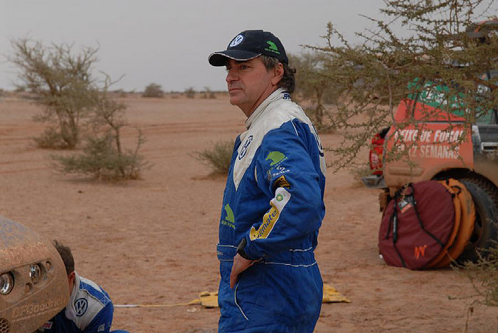 14.01.2007 Carlos Seinz pri svojen Tuaregu <br><i>foto Darij N.</i>