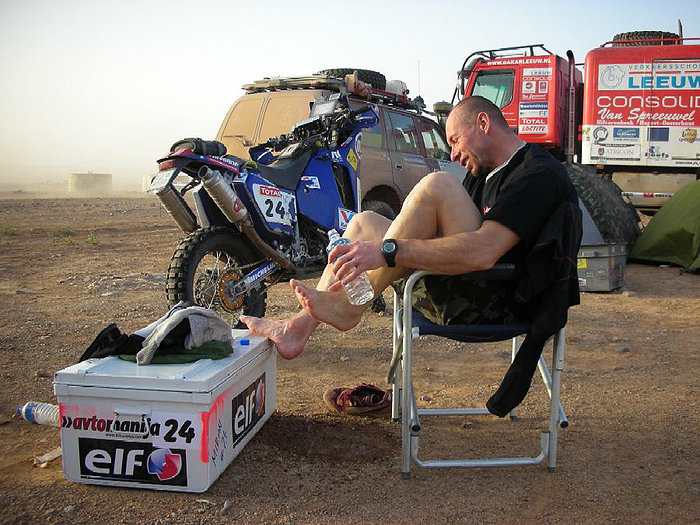 14.01.2007 Dakarsko umivanje nog <br><i>foto Darij N.</i>