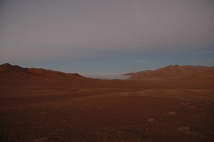 14.01.2009 Atacama v megli
